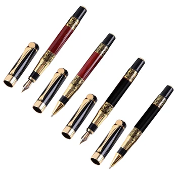 Шариковая ручка с металлическим роликом DXAB Бизнес класса Люкс-Фирменная ручка для письма, авторучка