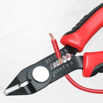 Обжимной инструмент электрика Плоскогубцы для ремонта зачистки инструмента Проволочные инструменты Автоматический резак для кабеля Ручной инструмент для зачистки проводов