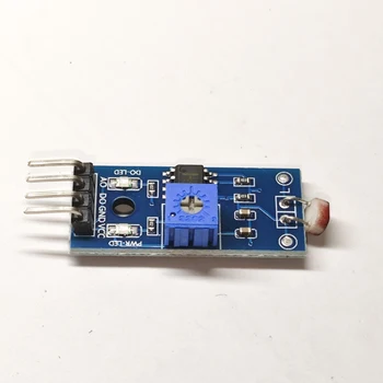 10 шт. Модуль светочувствительного датчика с оптическим чувствительным сопротивлением для обнаружения света для arduino 4pin DIY Kit