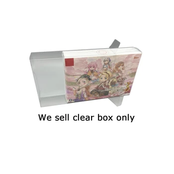 Прозрачная коробка для переключателя NS Rune Factory 3 Версия для Гонконга, Япония, пластиковая коробка для хранения коллекций, защитная коробка