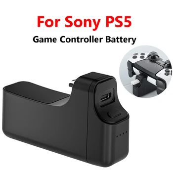 Для контроллера PS5 Gamepad Внешний аккумулятор емкостью 3400 мАч Перезаряжаемый аккумуляторный блок со светодиодным дисплеем для Playstation 5