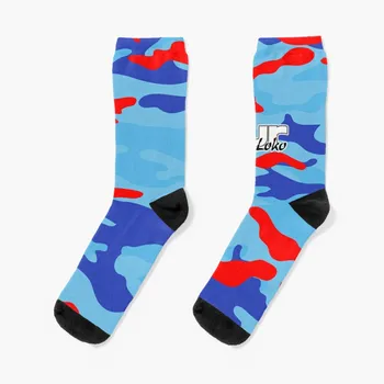 Синие носки Razz Camo 4loko, компрессионные чулки в стиле хип-хоп, женские милые носки, компрессионные чулки