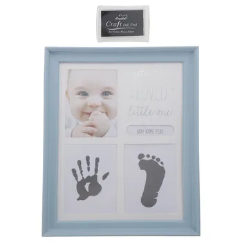 Рамка для отпечатков пальцев на память о ребенке, набор для фотографий с отпечатками рук, фотография младенца, рамки для душа для новорожденных, рамка для фотографий с подсветкой для ног