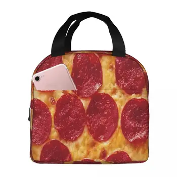 Термоизолированная сумка для ланча для пиццы, Изолированная сумка для бенто, Многоразовая сумка для Бенто, Большая Сумка для ланча, Пляжная сумка для учеников