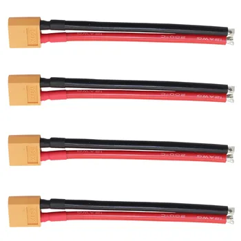 10-сантиметровый параллельный разъем XT60 с удлинителем кабеля из мягкого силиконового провода 12AWG DIY для RC Lipo батареи