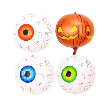 Страшные шары для глаз на Хэллоуин, 4D Декор, воздушные шары, реквизит для воздушных шаров, налитые кровью глазные яблоки, внутренние и наружные декорации.