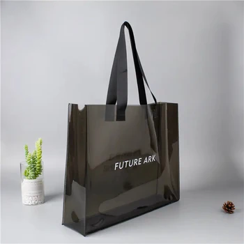 Оптовая продажа 200 шт. /лот, высококачественная роскошная черная Прозрачная сумка из ПВХ для свадебных бутиков, подарочная упаковка, много цветов