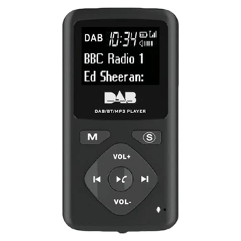 DAB/цифровое радио DAB Bluetooth 4.0 Персональный карманный FM-мини Портативный радионаушник MP3 Micro-USB для дома