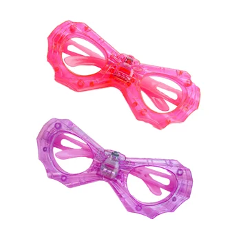 Светящиеся очки для вечеринки на Хэллоуин, 2 предмета, очки для детей со светодиодной подсветкой, Светящиеся очки для детей