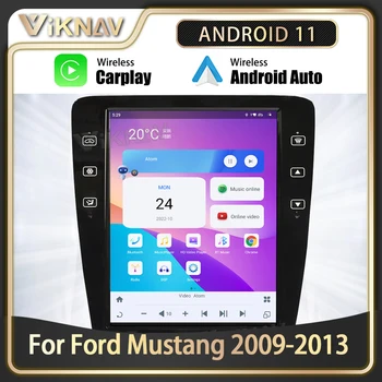Автомагнитола Android 11 12,1 дюймов для Ford Mustang 2009-2013 Навигационный мультимедийный плеер с сенсорным экраном головного устройства Carplay