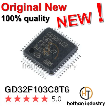 100% НОВЫЙ GD32F103 C8T6 GD32F103C8T6 LQFP-48-Битный Микросхема Микроконтроллера MCU IC Контроллер
