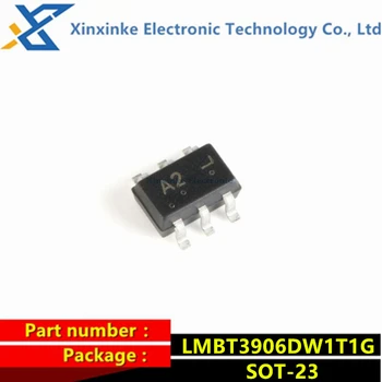 100ШТ LMBT3906DW1T1G A2 SOT-363 -40V/-200mA SMD транзистор