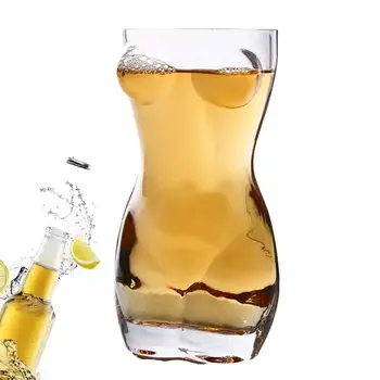 Рюмки для виски, стеклянные стаканы, пивные кружки, стеклянные пивные стаканы в форме тела, уникальные Изысканные для ночной вечеринки в баре