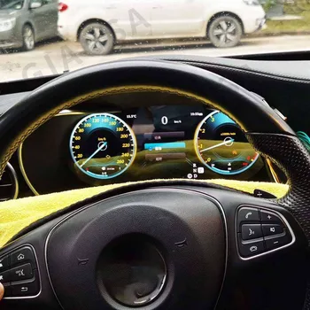 Новейшая ЖК-Цифровая Приборная Панель Для Mercedes-Benz C/GLC W205 2015-2018, Комбинация приборов, Экран Спидометра в Кабине автомобиля