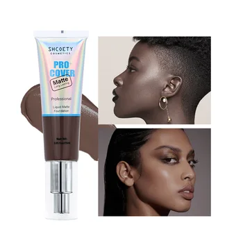Жидкая основа для макияжа лица SHCOETY Black Skin Косметика Full Cover Pro Матовая Осветляющая основа-праймер с контролем масла для макияжа Консилер для глаз