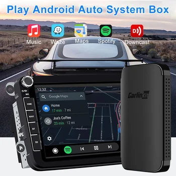 Беспроводной адаптер CarlinKit для Android Carplay Auto Smart Ai Box Подключи и играй Автоматическое подключение для изменения экрана Android Автомобильный аксессуар