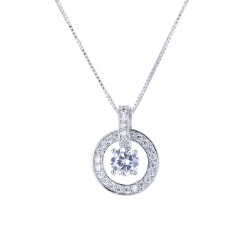 Новые ожерелья из стерлингового серебра 925 пробы с цирконами, модные ювелирные изделия из стерлингового серебра для женщин, бижутерия