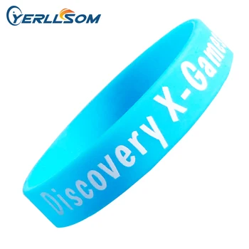 YERLLSOM 100 шт./лот Высококачественные силиконовые браслеты с индивидуальным логотипом для рекламных подарков Y20042901