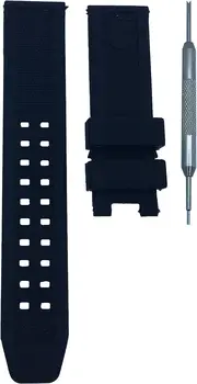 Черный ремешок для часов 23 мм, совместимый с Luminox Evo Navy Seal |инструмент без пружинной планки
