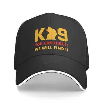 Персонализированная Крутая Бейсболка K9 Police Dog Для мужчин и Женщин, Регулируемая Спортивная Шляпа для папы