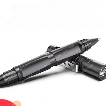 God of War Тактическая ручка, фонарик, Водонепроницаемая Сильная световая вспышка, Легальное оружие против тела, головка из вольфрамовой стали