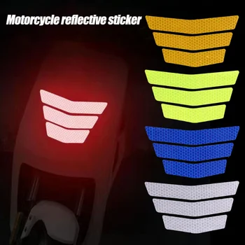 Новые красочные светоотражающие наклейки для безопасности автомобилей, мотоциклов, велосипедов, Предупреждающие наклейки для укладки, Светоотражающие наклейки на крыло, бампер, Декоративные наклейки