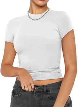 Женские укороченные топы в рубчик без рукавов, футболки в стиле гранж для девочек 90-х, летние топы, Уличная одежда, C-black Small