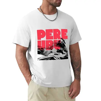 Pere Ubu __ Футболка с фан-артом в стиле ретро, блузка с коротким рукавом, футболка с графикой, мужские белые футболки
