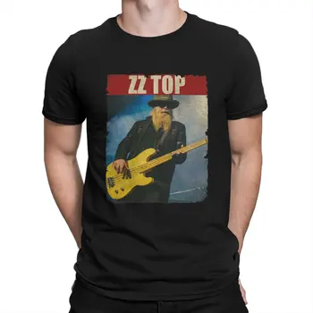 Мужская футболка американской рок-группы 70-х ZZ Top, забавные футболки, футболка с коротким рукавом и круглым воротом, хлопковая одежда для взрослых