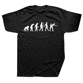 Забавный бильярдный дизайн, спортивные футболки для снукера с 8 мячами, графическая повседневная хлопковая уличная одежда, Летние мужские футболки большого размера