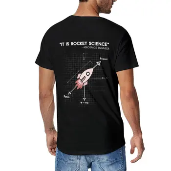 Новая футболка Rocket Science, короткая мужская одежда, графическая футболка, летний топ, футболки в тяжелом весе для мужчин