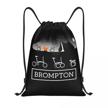 Рюкзак на шнурке для велосипеда Bromptons Спортивная спортивная сумка для мужчин и женщин Тренировочный рюкзак