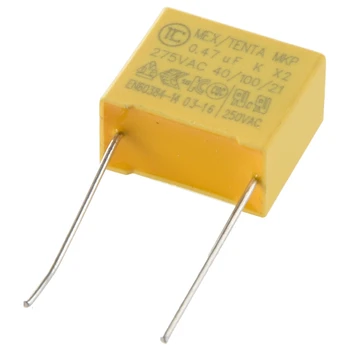 Защитные конденсаторы из полипропиленовой пленки переменного тока 275 В 0,47 МКФ 100 шт.