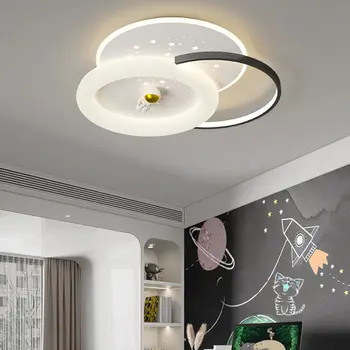 Светодиодный потолочный светильник Astronauts для кабинета, спальни, креативной люстры в форме Луны, украшения гостиной, современного освещения