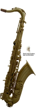 Продвинутый профессиональный тенор-саксофон Bb Green Brass Saxophone