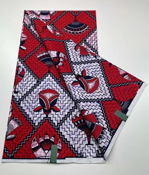 Ткань Анкара, хлопок с натуральным восковым принтом в африканском стиле, 100% Новый дизайн 2023, ткань Tissus Wax Africain, лоскутная ткань для платья, распродажа 6 ярдов Сейчас