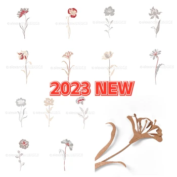 Цветок Etal Высечка 2023 Новые формы для штамповки своими руками, вырезка из бумаги для скрапбукинга, поделки, большой штамп ручной работы