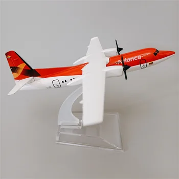 16 см Air Red Colombia Avianca Fokker F-50 FOK F50 Модель самолета авиакомпании Airlines из сплава металла, отлитая под давлением модель самолета с пропеллером Самолет