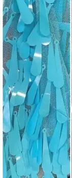 приятная на вид тюлевая сетчатая кружевная ткань с вышивкой пером Jolin-1302.5201 хорошего качества для вечернего платья