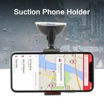Автомобильный стайлинг из АБС-пластика с возможностью поворота на 360 градусов, Регулируемое крепление на лобовое стекло, подставка-присоска, кронштейн для телефонов, GPS-навигация