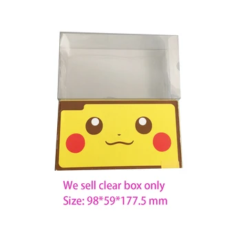 Прозрачный чехол из ПЭТ-пластика для новой версии 3DSLL Poke mon Special Japan edition для хранения игровой консоли, коробка для хранения, коллекция