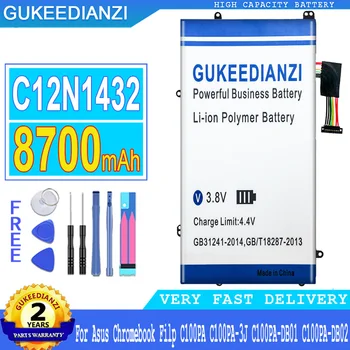Сменный Аккумулятор GUKEEDIANZI C12N1432 8700 мАч Для Asus Chromebook Filp C100PA C100PA-3J C100PA-DB01 C100PA-DB02 Батареи
