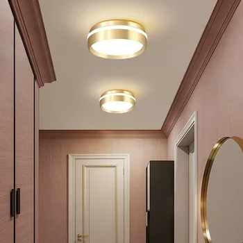 Современный светодиодный потолочный светильник Внутреннее освещение для прохода Освещение в коридоре Прикроватная тумбочка для спальни Гостиная Балкон Потолочные светильники для гардеробной
