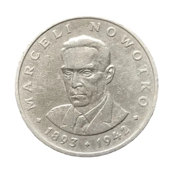 Польша 197x Памятная монета Lovocote из никеля стоимостью 20 злотых, 100% Оригинал