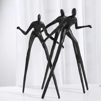 Кукла Iron Step Креативное Железное украшение для рабочего стола для роскошного домашнего декора