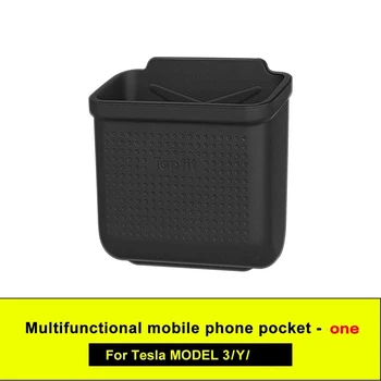 Для Tesla Модель 3 Y Аксессуары Центральная Консоль Органайзер Лоток Ящик Для Хранения Карман Для Мобильного Телефона Силиконовый Крючок Сумка Держатель Солнцезащитных Очков