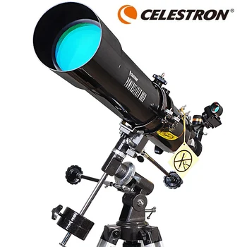 Профессиональный астрономический телескоп-рефрактор Deluxe 80EQ EQ2 Экваториальный Профессиональное наблюдение за звездами Удобное наблюдение за звездами