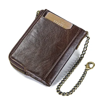 мужские кошельки из натуральной кожи RFID short walet, портмоне для монет, мужской держатель для карт portomonee, мужской кошелек carteira masculina