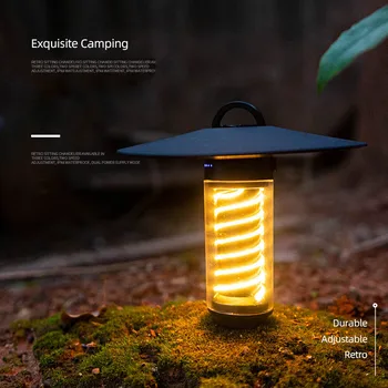Портативный фонарь для кемпинга, светодиодная лампа для селфи, лампа для фотосъемки со штативом, подставка для пикника на открытом воздухе, барбекю, Регулируемый телескоп