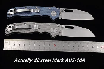 2023 Ad20.5 Shark Керамический Подшипник Титановая Ручка D2 Mark AUS10A Складной Тактический Походный Охотничий EDC Инструмент Универсальный Нож